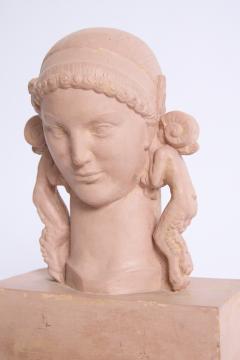 Fauns Head by Jean Ren Debarre 1907 1968  - 4555640