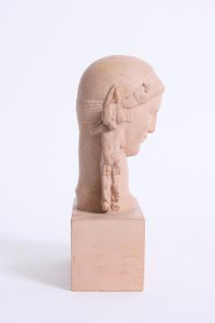 Fauns Head by Jean Ren Debarre 1907 1968  - 4555644