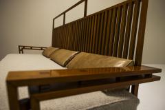 Fausto Bontempi Three Seater Sofa In Solid Ash And Mansonia Wood By Fausto Bontempi Italy 1961 - 3384826