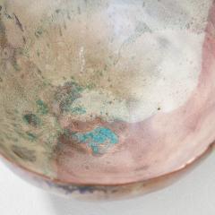 Fausto Melotti Fausto Melotti Decorative Bowl in Lilac Enameled Ceramic 60s - 3134759