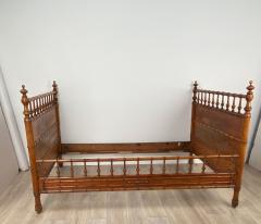 Faux Bamboo Full Size Bed Frame England circa 1880 - 3075436