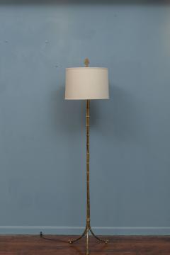 Faux Bamboo Gilt Metal Floor Lamp - 3132005