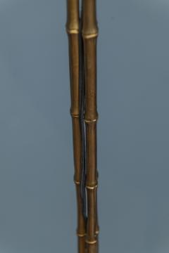 Faux Bamboo Gilt Metal Floor Lamp - 3132009