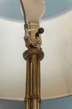 Faux Bamboo Gilt Metal Floor Lamp - 3132013