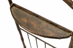 Faux Bamboo Gilt Painted Valet Stand - 3196280