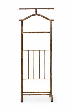 Faux Bamboo Gilt Painted Valet Stand - 3196294