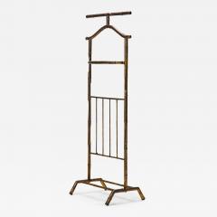 Faux Bamboo Gilt Painted Valet Stand - 3208170