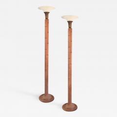 Faux Bamboo Torcheres - 1549196