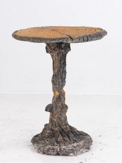Faux Bois Cast Stone Table - 2558138
