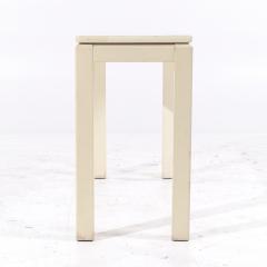 Faux Goat Skin Postmodern Console Table - 3837407