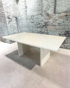 Faux Goatskin Dining Table Style of Karl Springer 1970 - 3475415