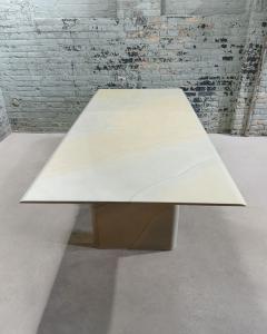 Faux Goatskin Dining Table Style of Karl Springer 1970 - 3475417