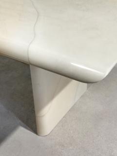 Faux Goatskin Dining Table Style of Karl Springer 1970 - 3475418