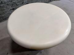 Faux Goatskin Mushroom Side End Table 1970 - 3954672