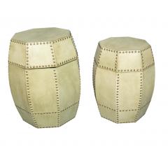 Faux Leather Barrel - 3996561