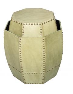 Faux Leather Barrel - 3996563
