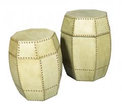 Faux Leather Barrel - 3996570