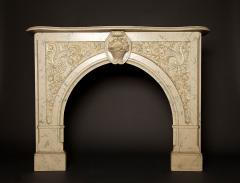 Faux Marble Fireplace Mantel - 83737