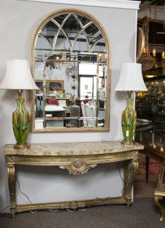 Faux Marble Top Louis XV Style Console Table Attributed to Maison Jansen - 3010929