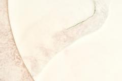 Faux Pink Cream Marble Mushroom Coffee Table 1980 - 2750886