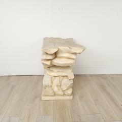 Faux Stacked Stone Console by Sirmos circa 1970 - 3972322