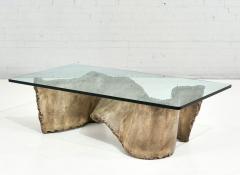 Faux Stone Miro Sculpture Coffee Table Silas Seandel 1970 - 2410343