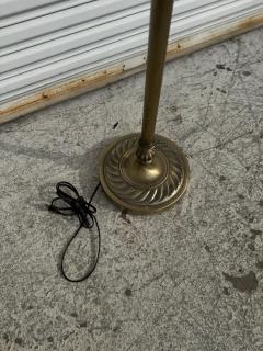 Faux Tiffany Shade Brass Base Floor Lamp - 4383330