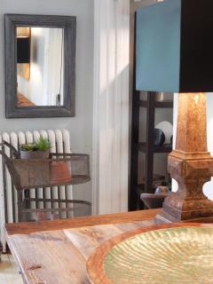 Faux Zinc Powder Room Mirror - 4656752