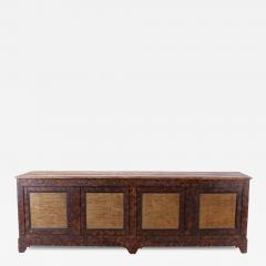 Faux tortoise Painted Italian Sideboard C 1900  - 3244474