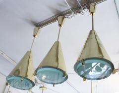 Fedele Papagni Limited Edition Brass and Glass Pendants by Papagni for Gaspare Asaro - 146728