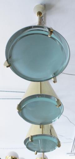 Fedele Papagni Limited Edition Brass and Glass Pendants by Papagni for Gaspare Asaro - 146729