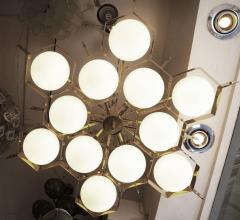 Fedele Papagni Limited Edition Flush Mount Chandelier by Fedele Papagni for Gaspare Asaro - 53545