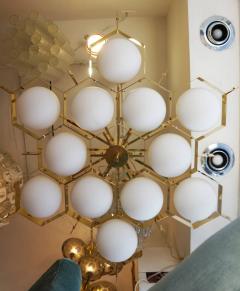 Fedele Papagni Limited Edition Flush Mount Chandelier by Fedele Papagni for Gaspare Asaro - 53546