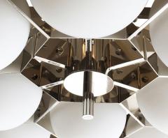 Fedele Papagni Nickel Flush Mount Fixture by Fedele Papagni for Gaspare Asaro Italy 2014 - 190267