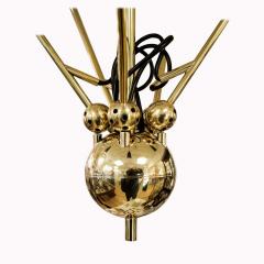 Fedele Papagni STAR FIVE CEILING LIGHT BLACK AND BRASS - 2133630