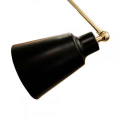 Fedele Papagni STAR FIVE CEILING LIGHT BLACK AND BRASS - 2133632