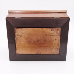 Federal Box in Fruitwood and Maple on Later Stand circa 1840 - 2702865