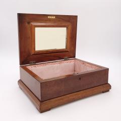 Federal Box in Fruitwood and Maple on Later Stand circa 1840 - 2702868