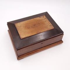 Federal Box in Fruitwood and Maple on Later Stand circa 1840 - 2702870