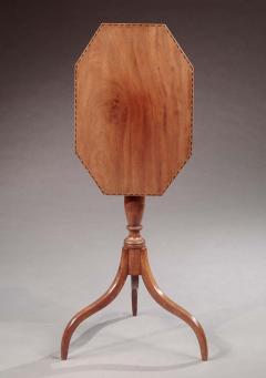 Federal Candlestand with an Octogonal Inlaid Top - 528117