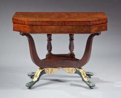 Federal Card Table New York Circa 1820 - 75759