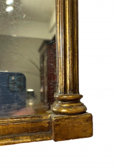 Federal Gilt Wood Eglomise Painted Mirror - 2605419