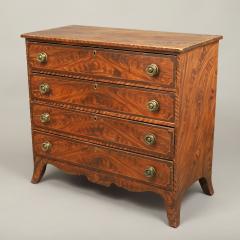 Federal Grain Paint Decorated Chest of Drawers - 3943778