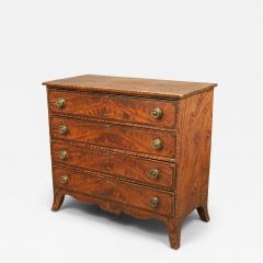 Federal Grain Paint Decorated Chest of Drawers - 3946207