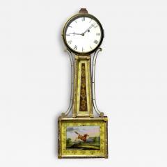 Federal Mahogany Gold Gilded Banjo Clock - 85948