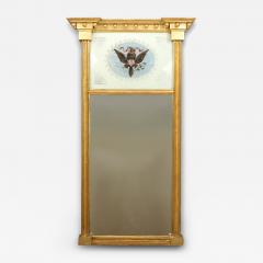 Federal Mirror with Patriotic Eglomise Tablet - 4575356