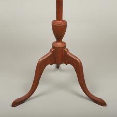 Federal Red Painted Candle Stand - 4212639