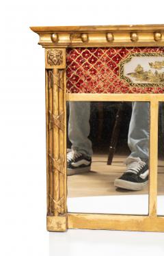 Federal Style Giltwood Overmantel Mirror - 4723265