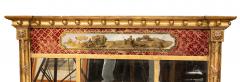 Federal Style Giltwood Overmantel Mirror - 4723271