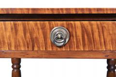 Federal Tiger Maple Side Table - 4643462